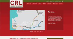 Desktop Screenshot of communityraillancashire.co.uk
